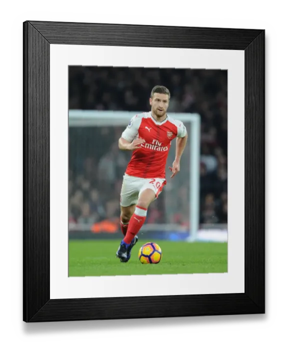 Framed Print : Arsenal's Mustafi in Action: Arsenal vs Stoke City (Premier League 2016-17, Emirates Stadium) Framed Print : Arsenal's Mustafi in Action: Arsenal vs Stoke City (Premier League 2016-17, Emirates Stadium)