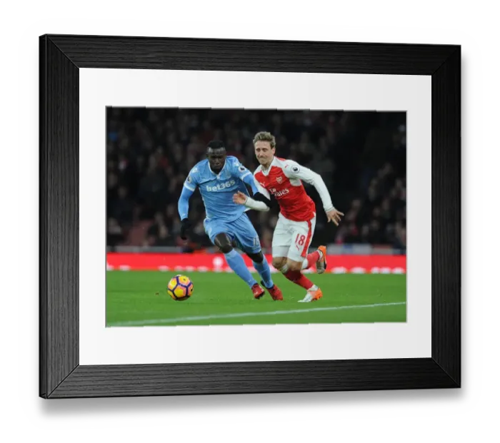 Framed Print : Monreal vs. Diouf: Battle at Emirates Stadium - Arsenal v Stoke City, Premier League 2016-17 Framed Print : Monreal vs. Diouf: Battle at Emirates Stadium - Arsenal v Stoke City, Premier League 2016-17