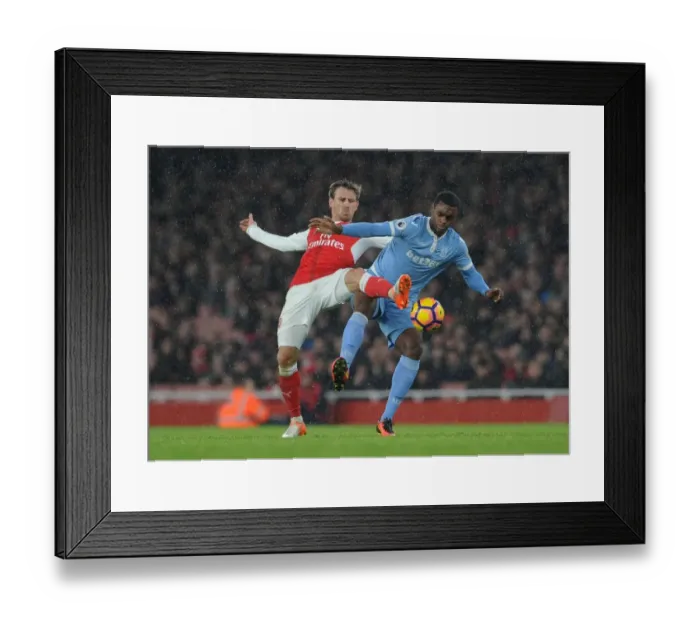 Framed Print : Monreal vs Ngoy: Intense Battle at Arsenal's Emirates Stadium (Arsenal v Stoke City, Premier League 2016-17) Framed Print : Monreal vs Ngoy: Intense Battle at Arsenal's Emirates Stadium (Arsenal v Stoke City, Premier League 2016-17)