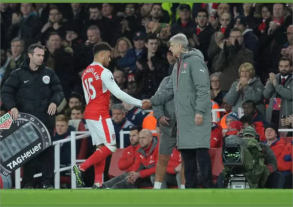 Arsene Wenger and Alex Oxlade-Chamberlain: Arsenal's Tactical Duo at Emirates Stadium (Arsenal v Stoke City, 2016-17)