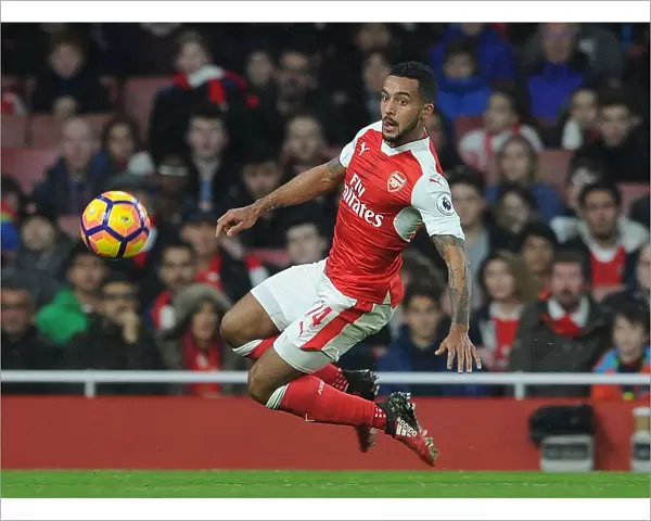 Theo Walcott in Action: Arsenal vs Stoke City, Premier League 2016-17