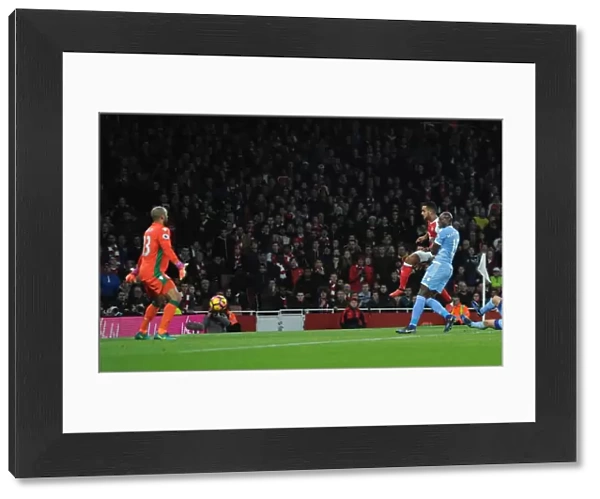 Theo Walcott Scores First Goal: Arsenal vs Stoke City, Premier League 2016-17
