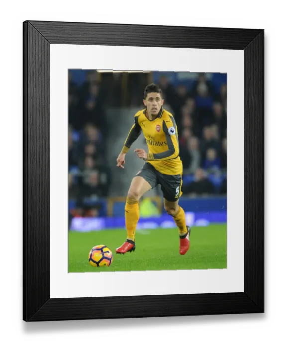 Framed Print : Gabriel's Showdown: Everton vs Arsenal, Premier League 2016-17 - Intense Moment at Goodison Park Framed Print : Gabriel's Showdown: Everton vs Arsenal, Premier League 2016-17 - Intense Moment at Goodison Park