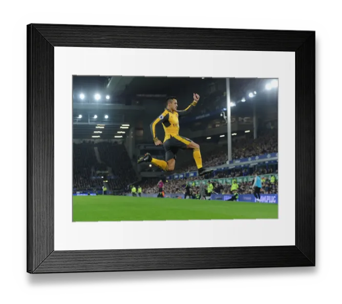 Framed Print : Alexis Sanchez's Thrilling Goal: Arsenal's Premier League Victory at Everton (2016-17) Framed Print : Alexis Sanchez's Thrilling Goal: Arsenal's Premier League Victory at Everton (2016-17)