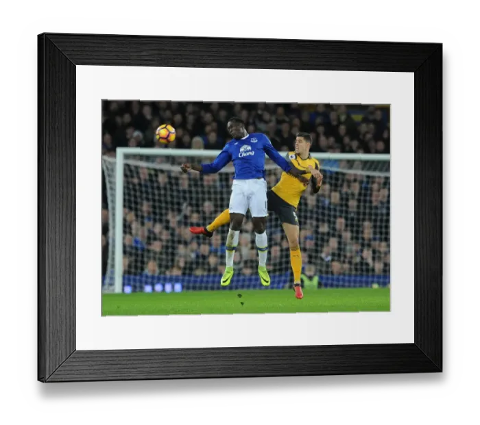 Framed Print : Gabriel vs Lukaku: Intense Battle at Goodison Park - Everton vs Arsenal, Premier League 2016-17 Framed Print : Gabriel vs Lukaku: Intense Battle at Goodison Park - Everton vs Arsenal, Premier League 2016-17