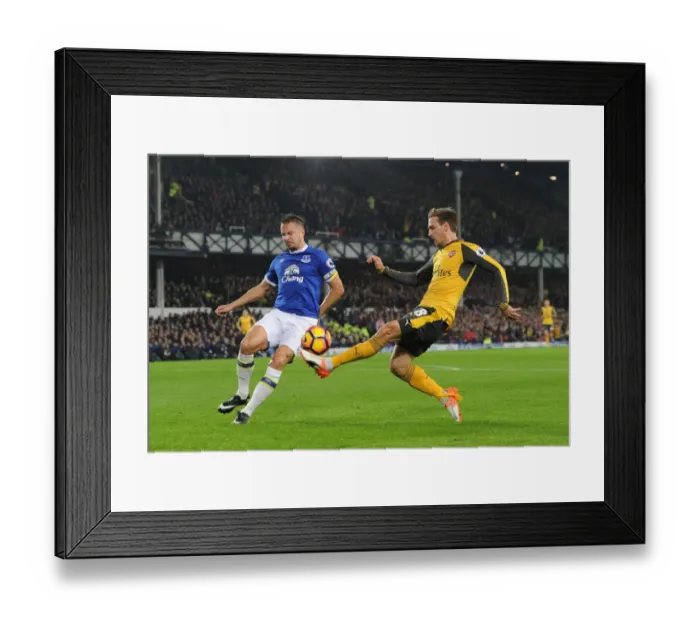 Framed Print : Nacho Monreal Faces Off Against Phil Jagielka: Everton vs. Arsenal, Premier League 2016-17 Framed Print : Nacho Monreal Faces Off Against Phil Jagielka: Everton vs. Arsenal, Premier League 2016-17