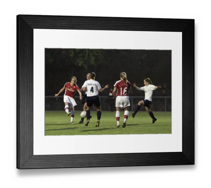 Framed Print : Gemma Davison scores Arsenals 1st goal Framed Print : Gemma Davison scores Arsenals 1st goal