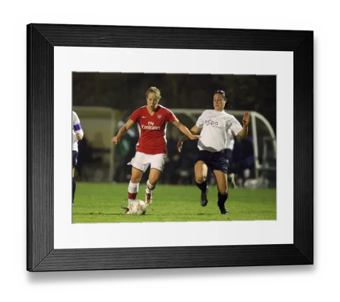 Framed Print : Arsenal's Davison Scores Twice in 7-2 UEFA Cup Victory over Zurich
