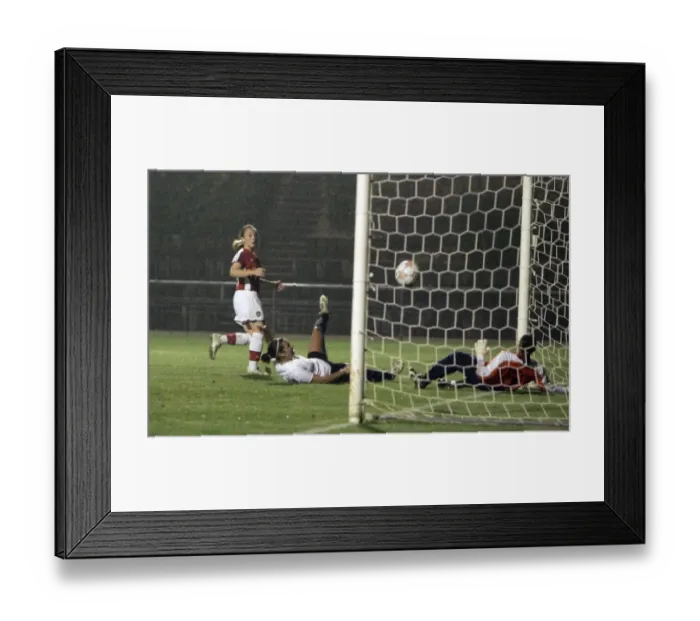 Framed Print : Kim Little scores her 1st goal Arsenals 3rd Framed Print : Kim Little scores her 1st goal Arsenals 3rd