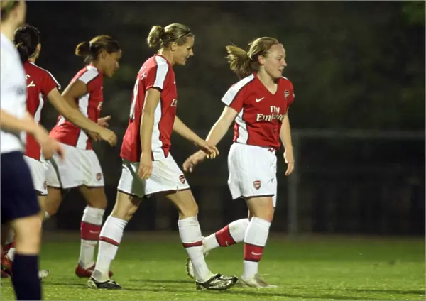 Kim Little celebrates scoring her 2nd goal Arsenals 6th