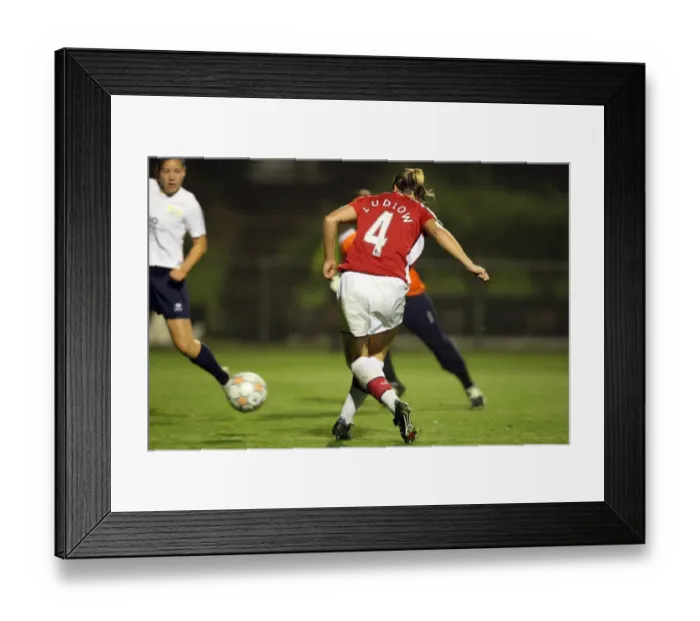 Framed Print : Jayne Ludlow scores her 2nd goal Arsenals 5th Framed Print : Jayne Ludlow scores her 2nd goal Arsenals 5th