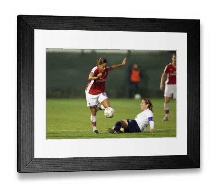Framed Print : Alex Scott (Arsenal) Prisca Steinegger (Zurich) Framed Print : Alex Scott (Arsenal) Prisca Steinegger (Zurich)