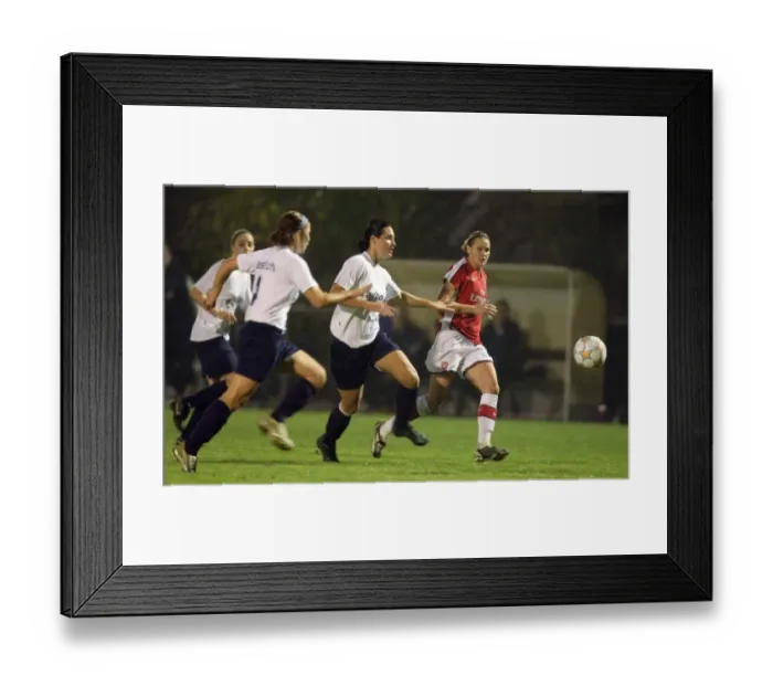 Framed Print : Kelly Smith (Arsenal) Prisca Stillhard (Zurich) Framed Print : Kelly Smith (Arsenal) Prisca Stillhard (Zurich)