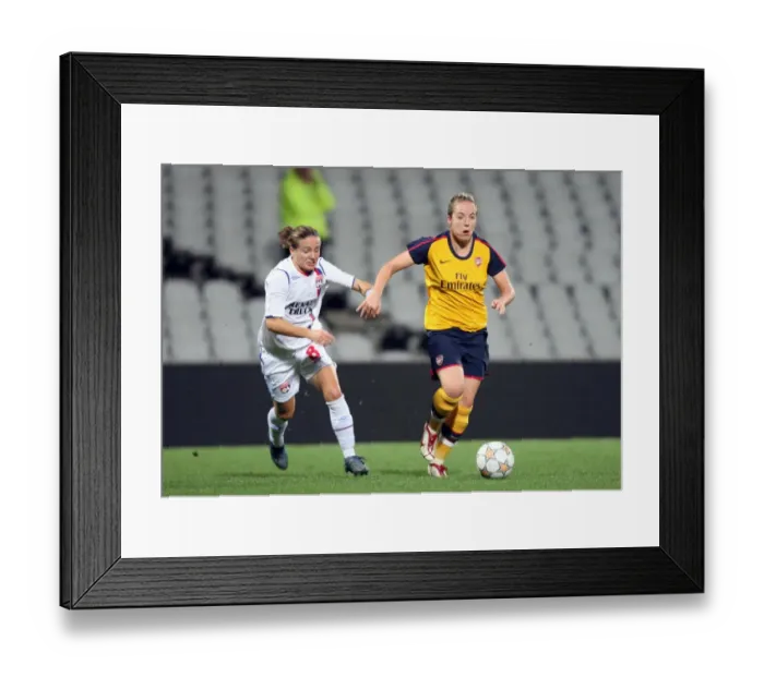 Framed Print : Olympic Lyon Outshines Arsenal Ladies in UEFA Cup: Davison vs. Bompastor Showdown Framed Print : Olympic Lyon Outshines Arsenal Ladies in UEFA Cup: Davison vs. Bompastor Showdown