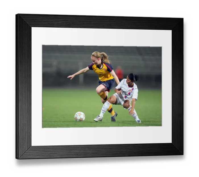 Framed Print : Kim Little (Arsenal) Shirley Trana Cruz (Lyon) Framed Print : Kim Little (Arsenal) Shirley Trana Cruz (Lyon)