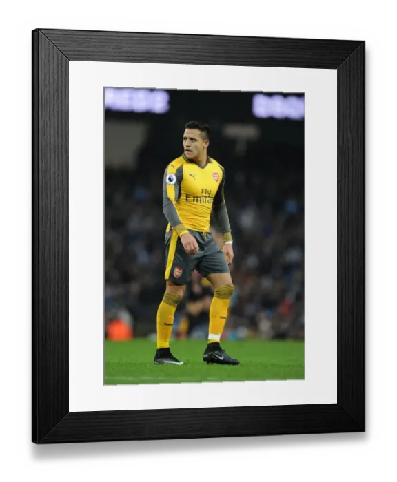 Framed Print : Arsenal's Alexis Sanchez Faces Manchester City in Premier League Clash (December 2016) Framed Print : Arsenal's Alexis Sanchez Faces Manchester City in Premier League Clash (December 2016)