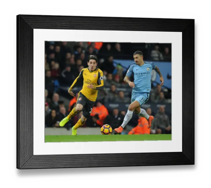 Framed Print : Bellerin Breaks Past Kolarov: Manchester City vs. Arsenal, Premier League 2016-17 Framed Print : Bellerin Breaks Past Kolarov: Manchester City vs. Arsenal, Premier League 2016-17