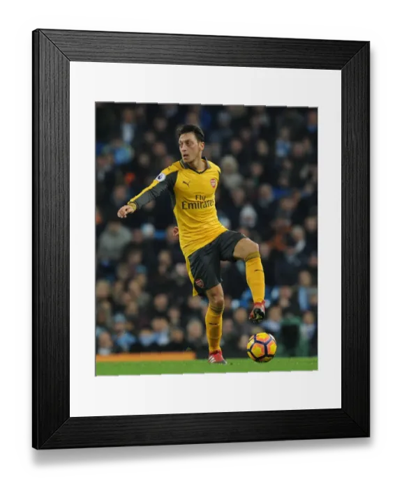 Framed Print : Mesut Ozil at Etihad Stadium: Manchester City vs. Arsenal, Premier League 2016-17 Framed Print : Mesut Ozil at Etihad Stadium: Manchester City vs. Arsenal, Premier League 2016-17