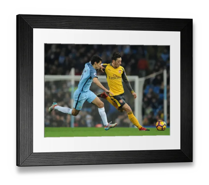 Framed Print : Mesut Ozil vs Jesus Navas: Battle at the Etihad - Manchester City vs Arsenal, Premier League 2016-17 Framed Print : Mesut Ozil vs Jesus Navas: Battle at the Etihad - Manchester City vs Arsenal, Premier League 2016-17