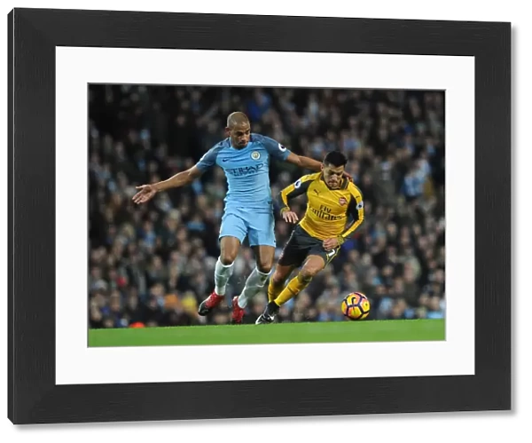 Alexis Sanchez (Arsenal) Fernando (Man City). Manchester City 2: 1 Arsenal. Premier League