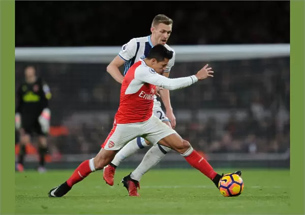 Arsenal vs. West Bromwich Albion: Alexis Sanchez Faces Darren Fletcher in Premier League Clash (December 2016)