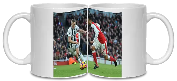 Francis Coquelin (Arsenal) Darren Fletcher (WBA). Arsenal 1: 0 West Bromwich Albion