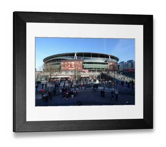 Framed Print : Arsenal vs West Bromwich Albion at Emirates Stadium, Premier League 2016-17