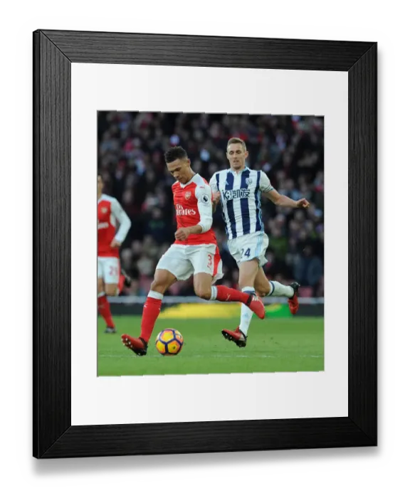 Framed Print : Intense Rivalry: Kieran Gibbs vs. Darren Fletcher - Arsenal vs. West Bromwich Albion (Premier League, 2016-17): A Battle at Emirates Stadium Framed Print : Intense Rivalry: Kieran Gibbs vs. Darren Fletcher - Arsenal vs. West Bromwich Albion (Premier League, 2016-17): A Battle at Emirates Stadium