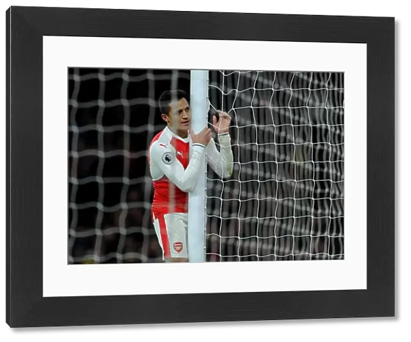 Alexis Sanchez in Action: Arsenal vs West Bromwich Albion, Premier League 2016-17