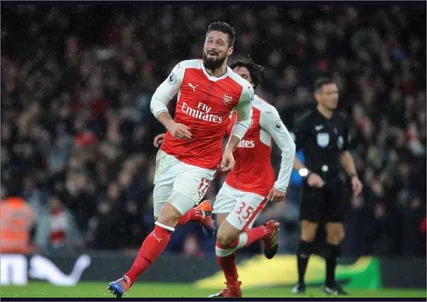 Olivier Giroud's Strike: Arsenal vs Crystal Palace in Premier League (2016-17)