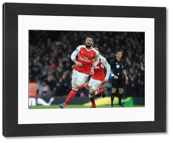 Olivier Giroud's Strike: Arsenal vs Crystal Palace in Premier League (2016-17)