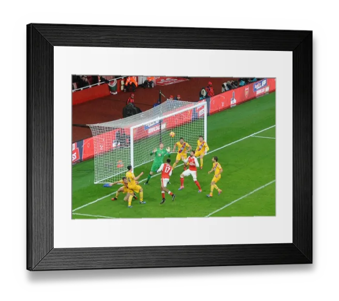 Framed Print : Alex Iwobi Scores the Second Goal for Arsenal against Crystal Palace in the Premier League Framed Print : Alex Iwobi Scores the Second Goal for Arsenal against Crystal Palace in the Premier League