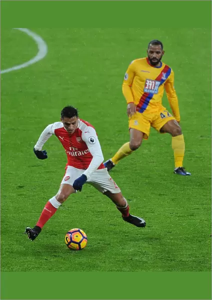 Arsenal's Alexis Sanchez vs Crystal Palace's Jason Puncheon: Intense Clash in Premier League Match