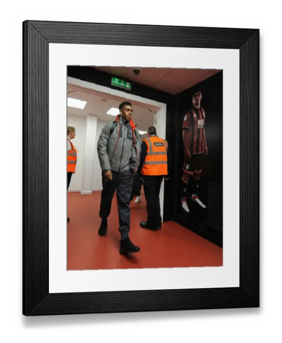Framed Print : Arsenal's Alex Iwobi Arrives at Vitality Stadium Ahead of AFC Bournemouth Clash (Premier League 2016-17) Framed Print : Arsenal's Alex Iwobi Arrives at Vitality Stadium Ahead of AFC Bournemouth Clash (Premier League 2016-17)
