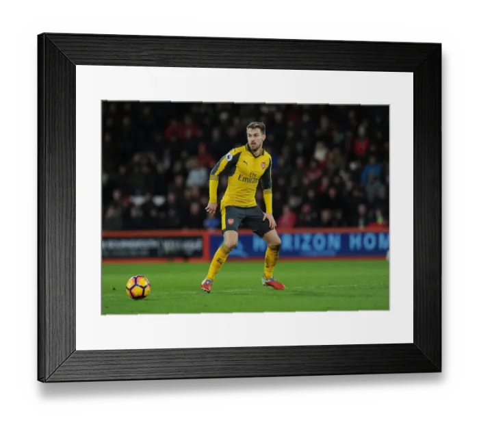 Framed Print : Aaron Ramsey in Action: Arsenal vs. AFC Bournemouth, Premier League 2016-17 Framed Print : Aaron Ramsey in Action: Arsenal vs. AFC Bournemouth, Premier League 2016-17