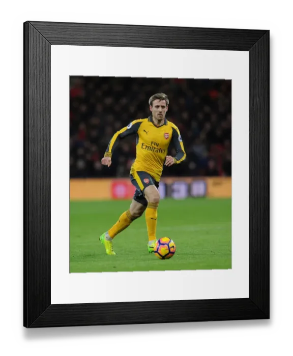 Framed Print : Nacho Monreal in Action: Arsenal vs. AFC Bournemouth, Premier League 2016-17 Framed Print : Nacho Monreal in Action: Arsenal vs. AFC Bournemouth, Premier League 2016-17
