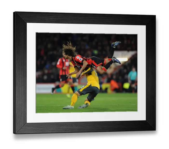 Framed Print : Clash at Vitality: Giroud vs. Ake in AFC Bournemouth vs. Arsenal Premier League Showdown Framed Print : Clash at Vitality: Giroud vs. Ake in AFC Bournemouth vs. Arsenal Premier League Showdown