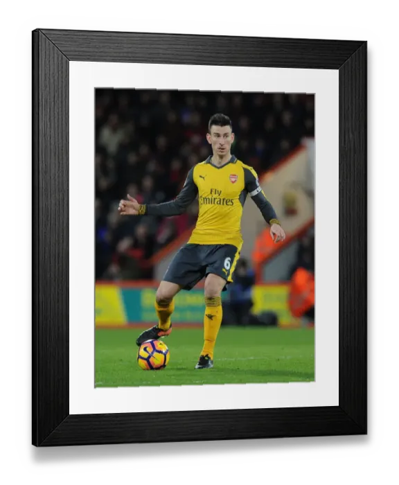 Framed Print : Laurent Koscielny Focuses in AFC Bournemouth vs Arsenal Premier League Clash (2016-17) Framed Print : Laurent Koscielny Focuses in AFC Bournemouth vs Arsenal Premier League Clash (2016-17)