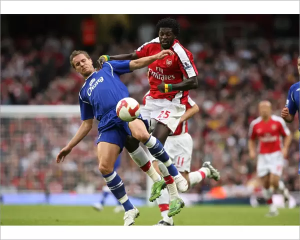 Emmanuel Adebayor (Arsenal) Phil Jagielka (Everton)