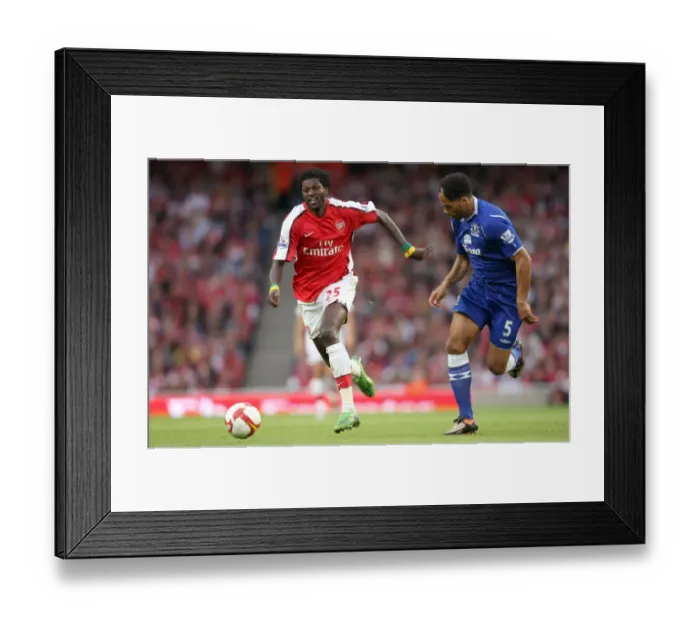 Framed Print : Adebayor's Brace: Arsenal Triumphs 3-1 over Everton in Premier League Framed Print : Adebayor's Brace: Arsenal Triumphs 3-1 over Everton in Premier League