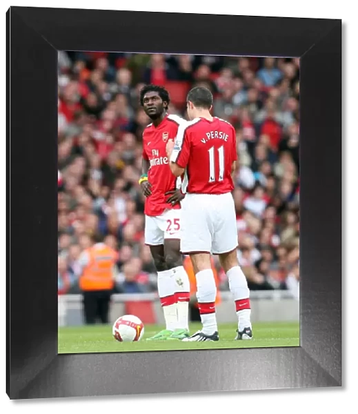 Emmanuel Adebayor and Robin van Persie (Arsenal)
