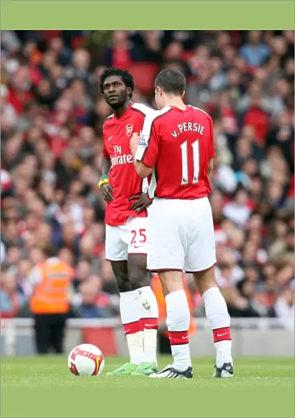 Emmanuel Adebayor and Robin van Persie (Arsenal)