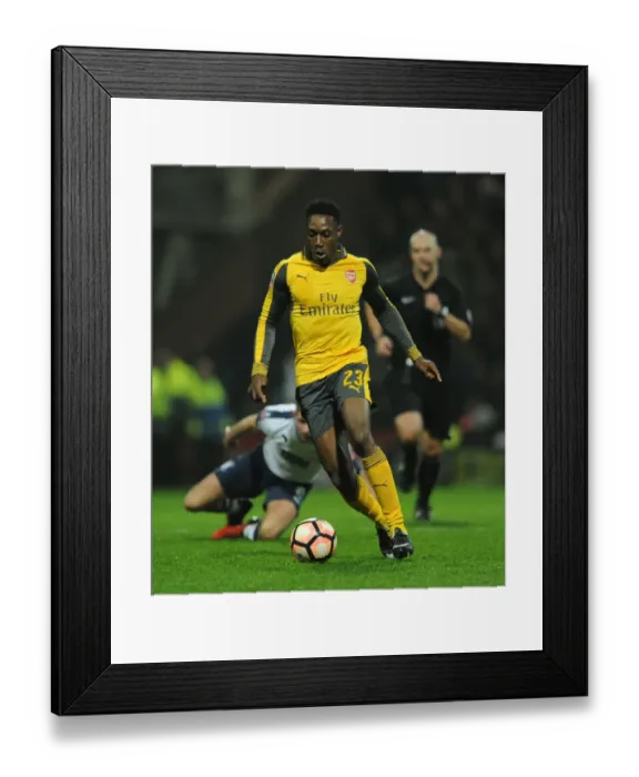 Framed Print : Arsenal's Danny Welbeck in FA Cup Action: Arsenal vs. Preston North End (2017)