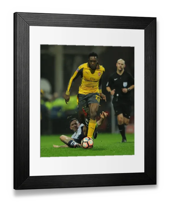 Framed Print : Welbeck vs. Browne: Arsenal's FA Cup Clash at Preston North End Framed Print : Welbeck vs. Browne: Arsenal's FA Cup Clash at Preston North End