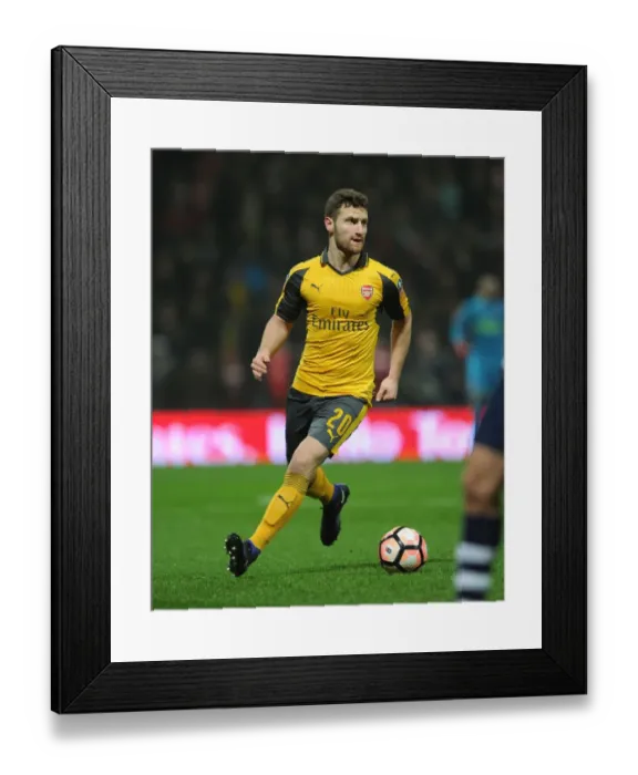Framed Print : Arsenal's Mustafi Faces Preston North End in FA Cup Third Round Framed Print : Arsenal's Mustafi Faces Preston North End in FA Cup Third Round