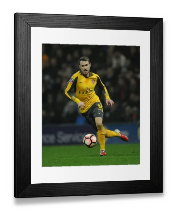 Framed Print : Arsenal's Aaron Ramsey in FA Cup Action: Arsenal vs. Preston North End (2017) Framed Print : Arsenal's Aaron Ramsey in FA Cup Action: Arsenal vs. Preston North End (2017)