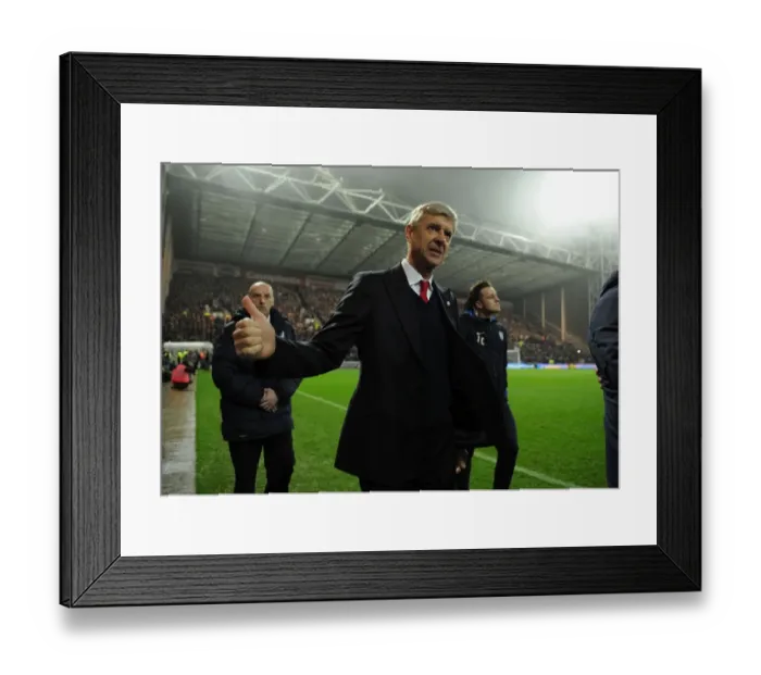 Framed Print : Arsene Wenger at Preston North End: FA Cup Third Round Showdown Framed Print : Arsene Wenger at Preston North End: FA Cup Third Round Showdown