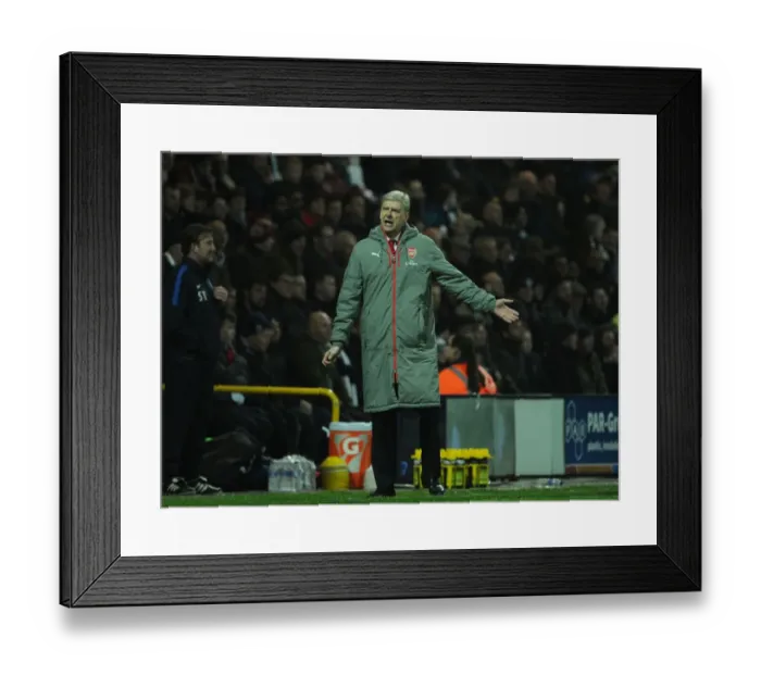 Framed Print : Arsene Wenger at Preston North End: FA Cup Third Round Showdown Framed Print : Arsene Wenger at Preston North End: FA Cup Third Round Showdown