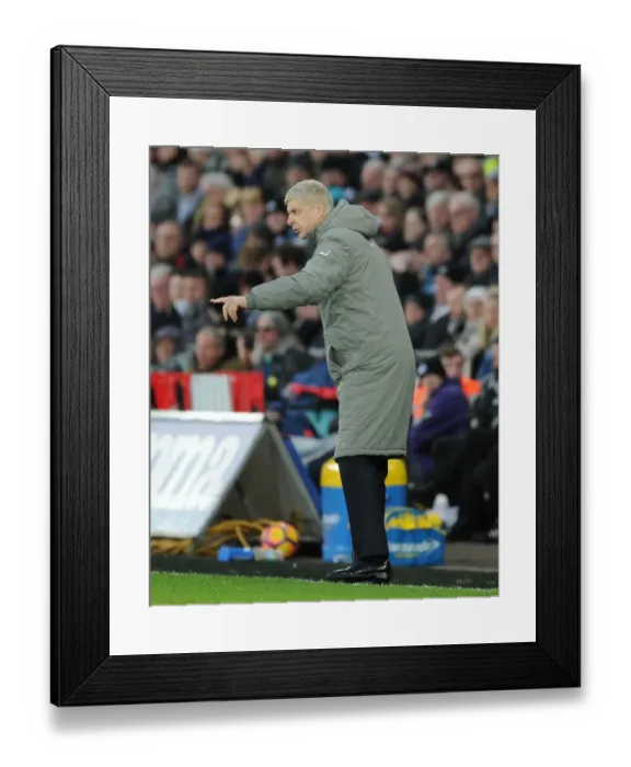 Framed Print : Arsene Wenger at Swansea City vs Arsenal, Premier League 2016-17 Framed Print : Arsene Wenger at Swansea City vs Arsenal, Premier League 2016-17