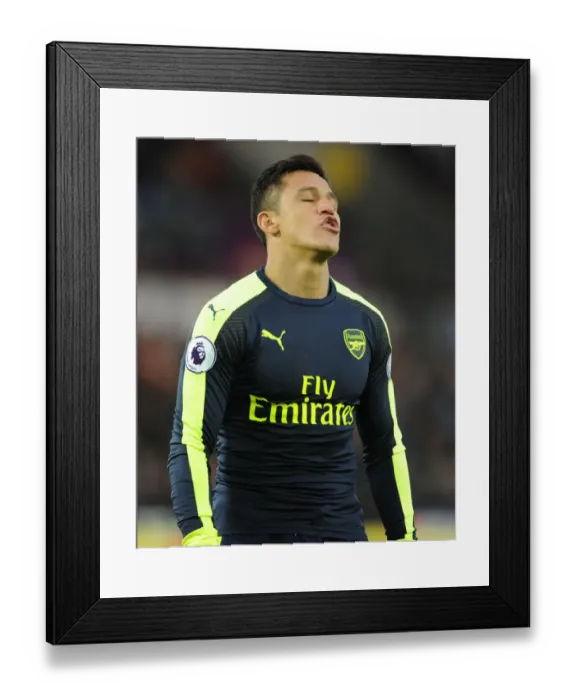 Framed Print : Alexis Sanchez in Action: Arsenal vs. Swansea City, Premier League 2016-17 Framed Print : Alexis Sanchez in Action: Arsenal vs. Swansea City, Premier League 2016-17